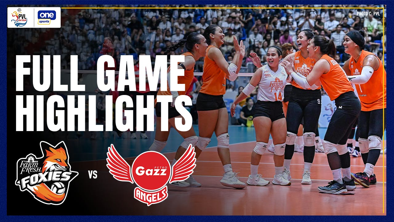 Farm Fresh Foxies clip Petro Gazz for back-to-back wins | PVL Highlights
