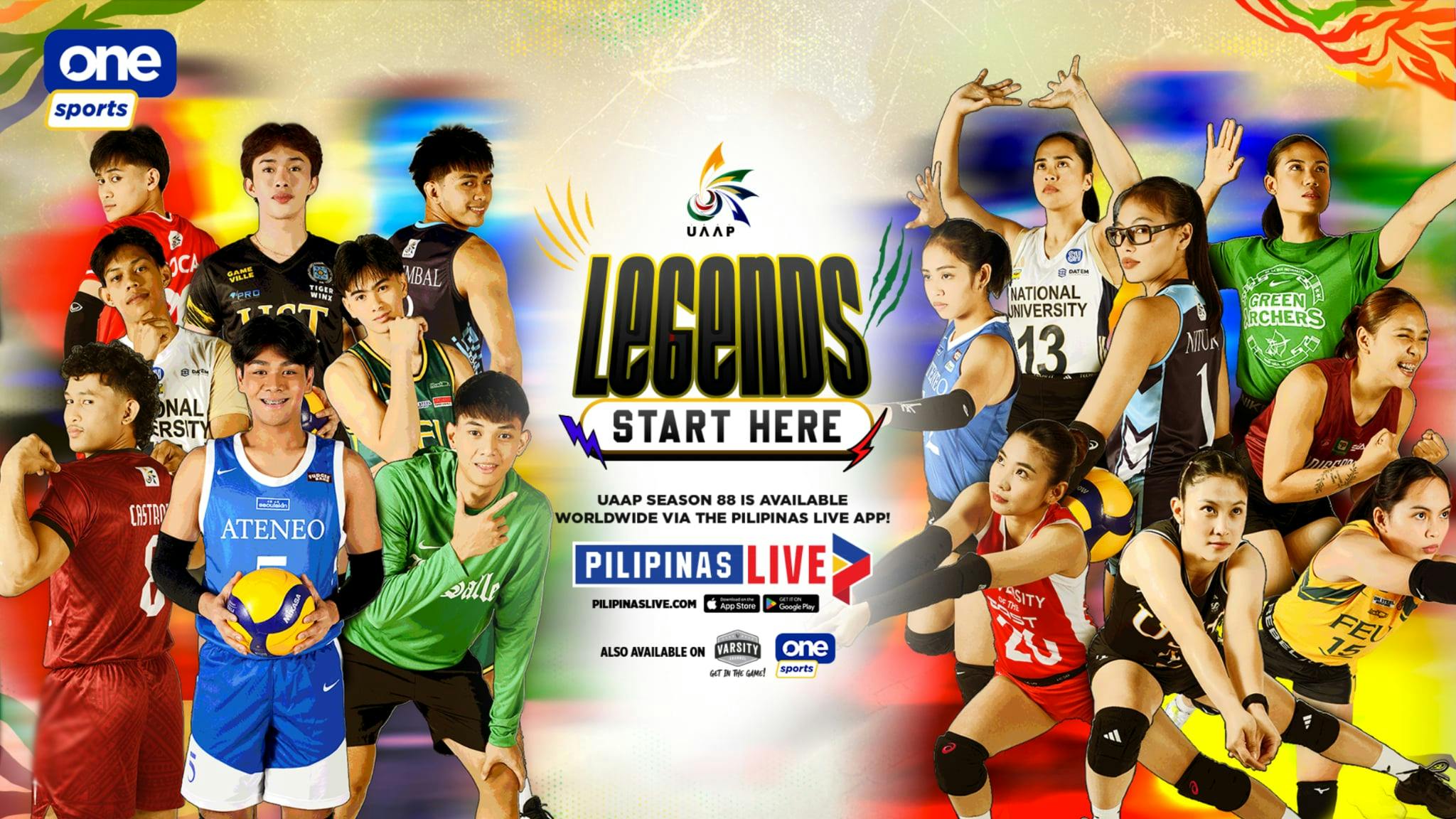 SCHEDULE | UAAP Season 88 volleyball guide, where to watch | OneSports.PH