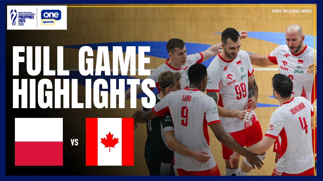 World no. 1 Poland shakes off Canada to advance to quarterfinals | FIVB Highlights