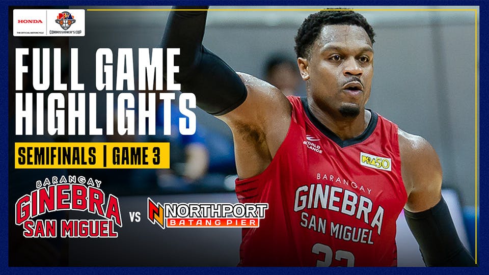 Ginebra unrelenting for 3rd straight time against NorthPort | PBA Highlights