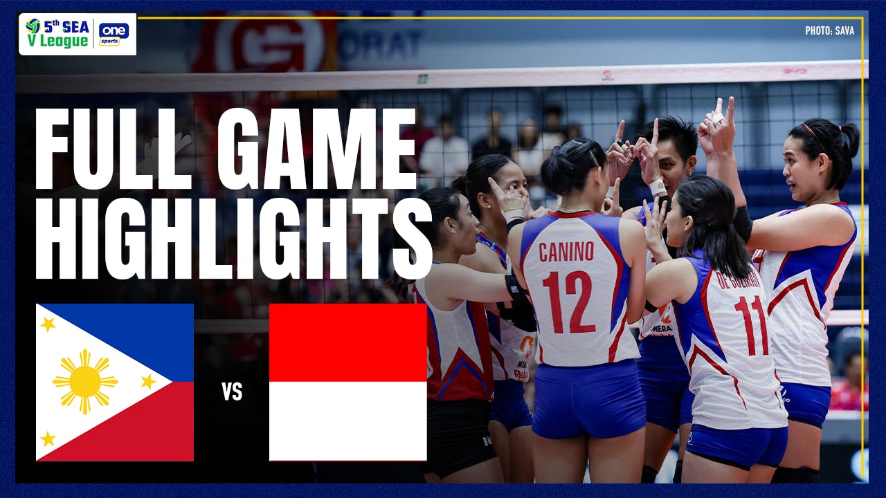 Alas Pilipinas log 1st win over Indonesia, grab bronze in Leg 1 | SEA V.League Highlights