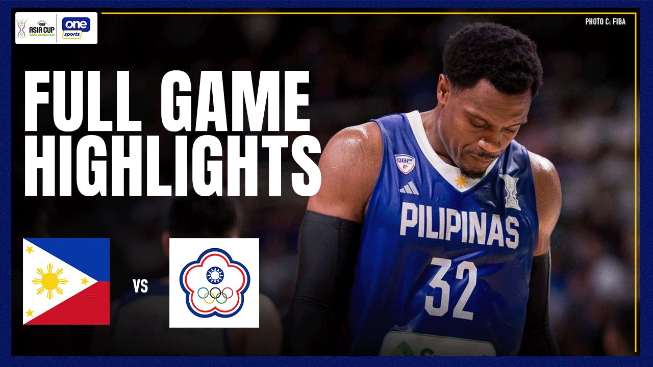 Gilas Pilipinas succumb to Chinese Taipei in sorry start | FIBA Asia Cup Highlights