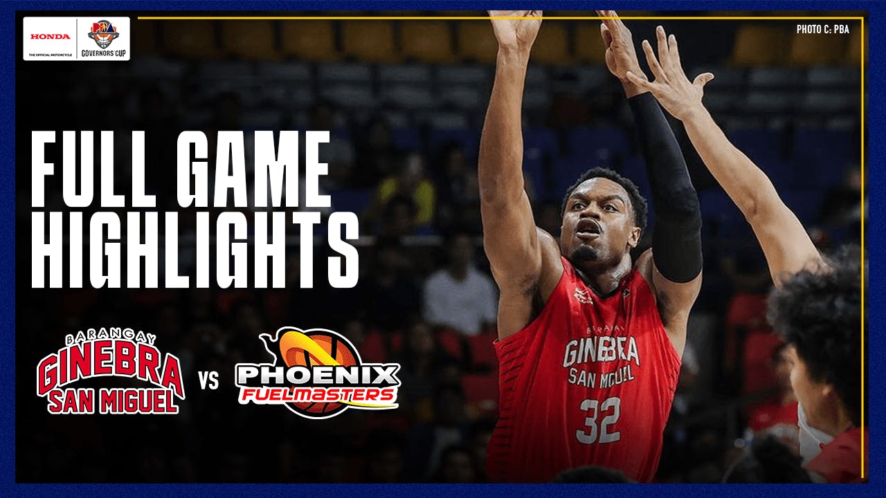 Ginebra clips Phoenix for first twin victories in Governors