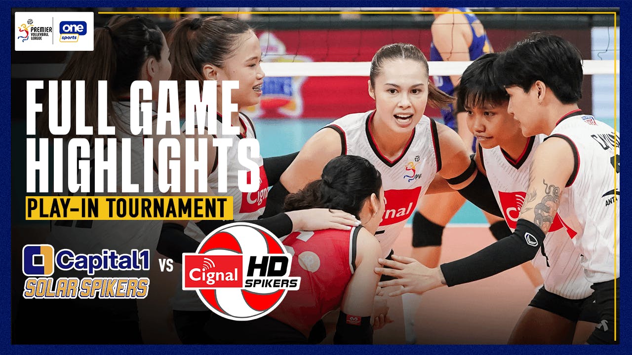 Cignal dims Solar Spikers for first victory in play-in | PVL Highlights