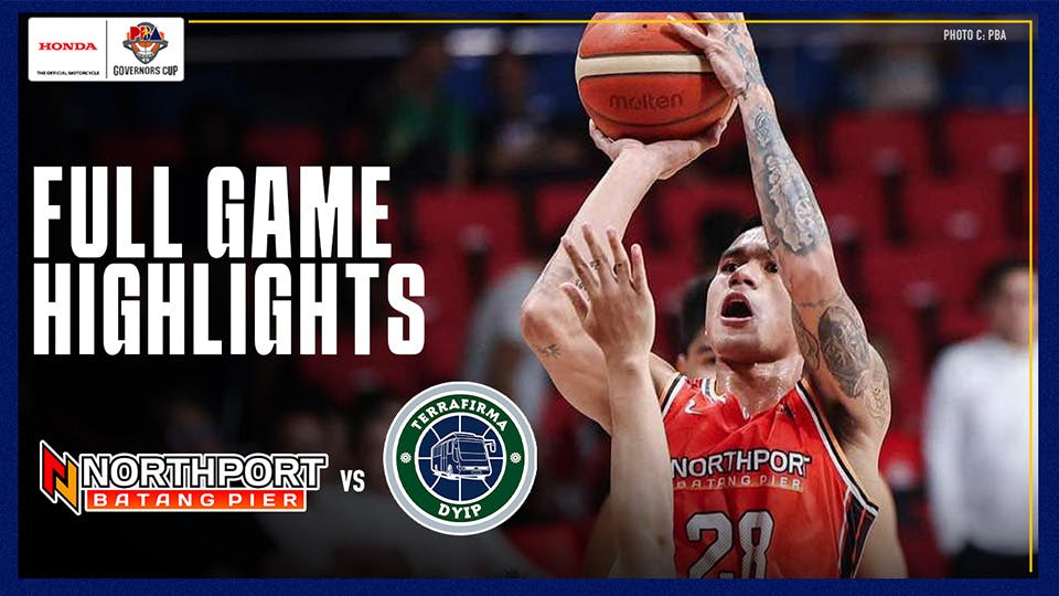 NorthPort draws triple-double game from Arvin Tolentino to sail past Terrafirma | PBA Highlights