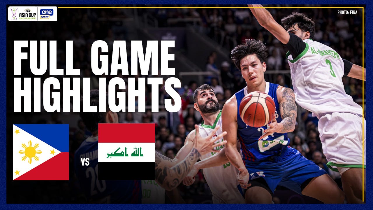 Gilas Pilipinas cling to quarterfinal hopes with first win over Iraq | FIBA Asia Cup Highlights