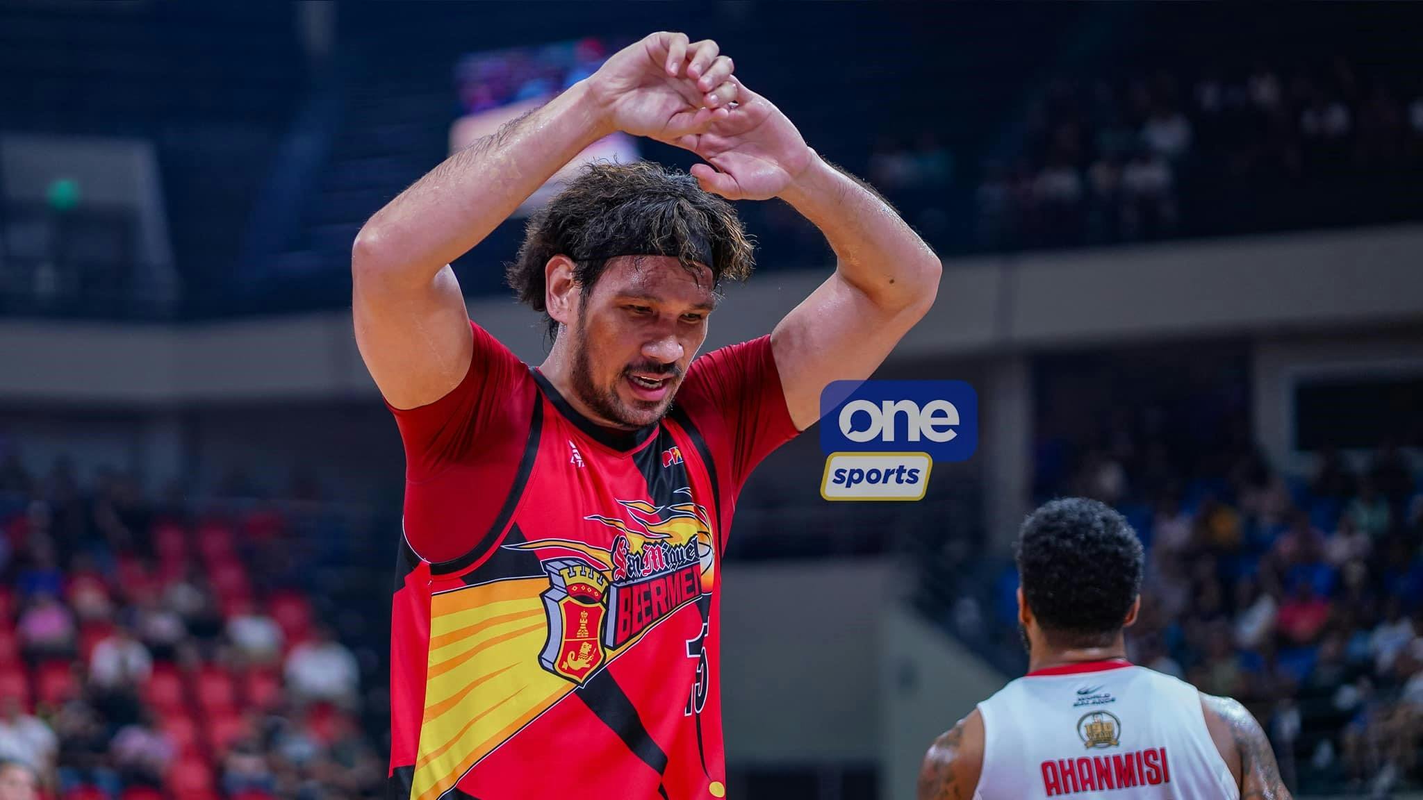 June Mar Fajardo at a loss for words after San Miguel loss to Ginebra in PBA semis opener