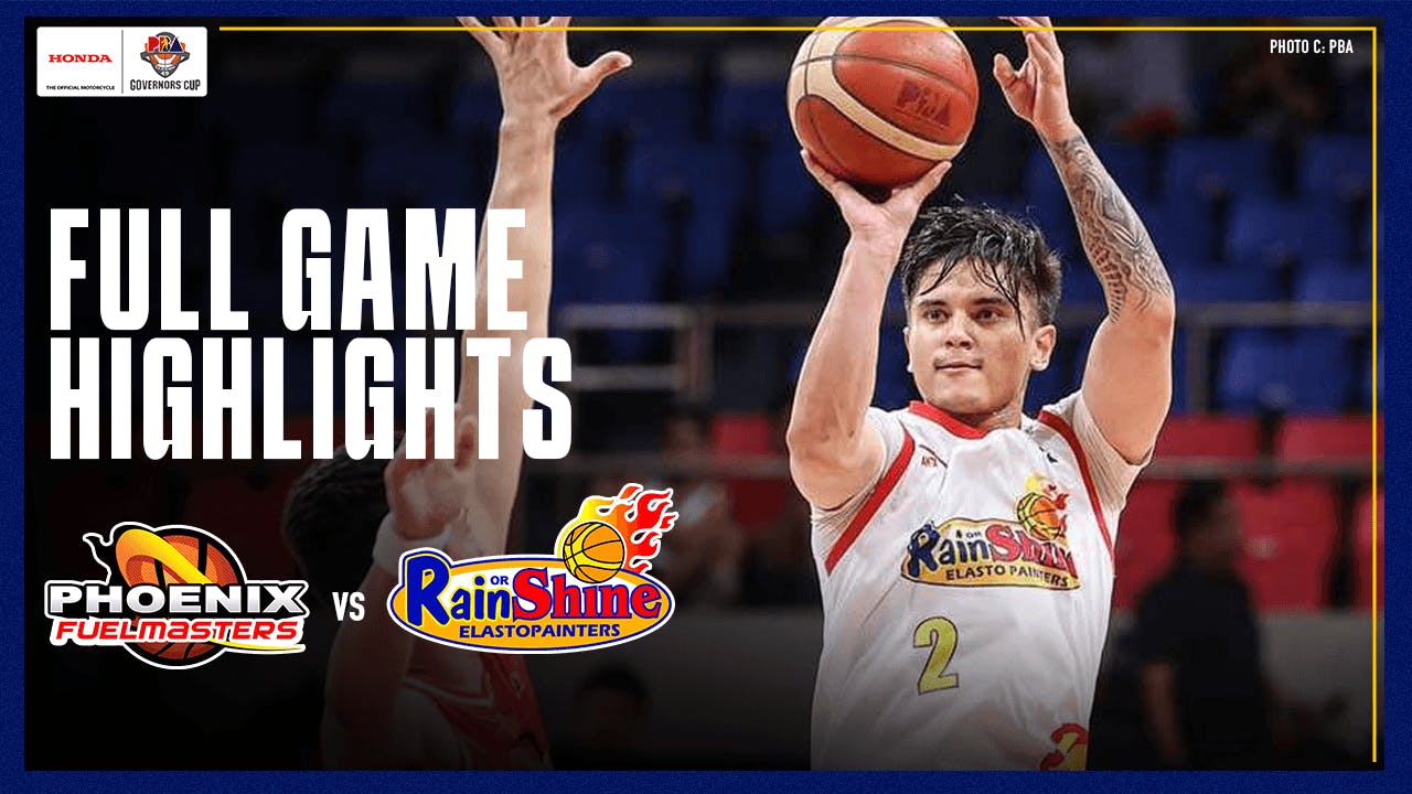 Rain or Shine quickly rebounds after blanking Phoenix | PBA Highlights