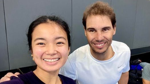 RNA scholar Alex Eala honors tennis great Rafa Nadal in his retirement: 'I  am so grateful' | OneSports.PH