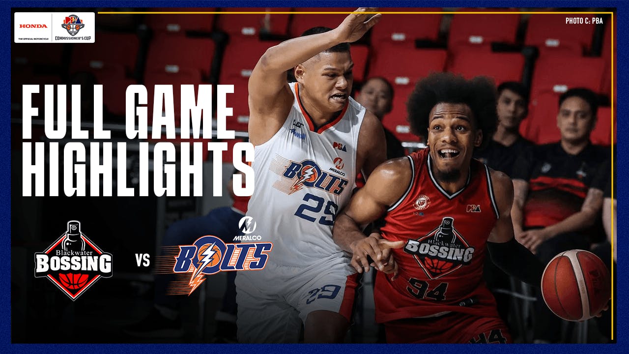 Blackwater shocks erstwhile unbeaten Meralco for first win | PBA Highlights