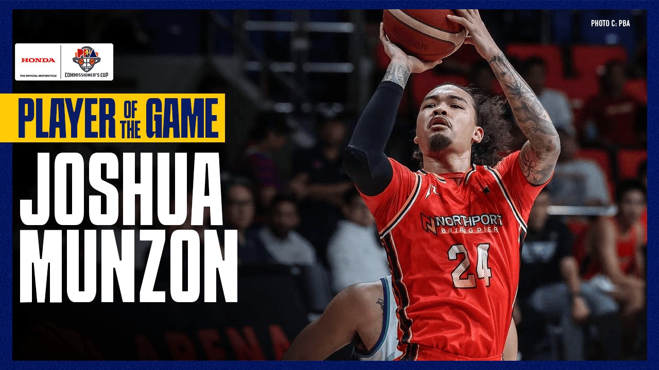 Joshua Munzon scores 3rd straight Player of the Game recognition | PBA Highlights