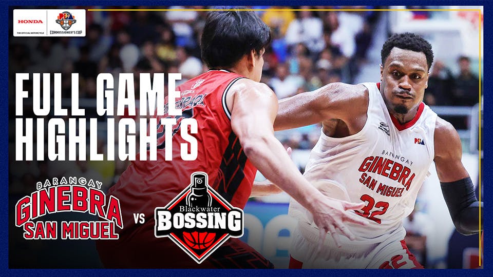 Ginebra runs roughshod over Blackwater for 6th win | PBA highlights