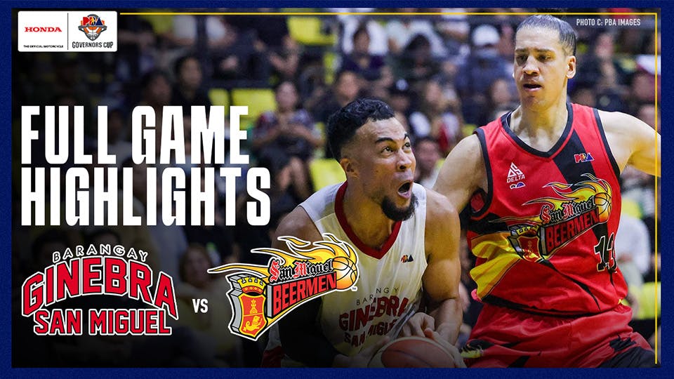 Ginebra recovers lost ground as it takes Game 3 vs. San Miguel | PBA Highlights