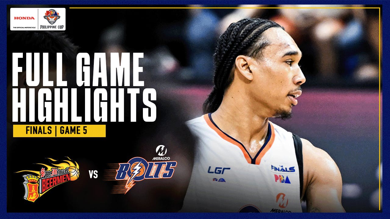 PBA Game Highlights: Meralco resolute anew in crunch time vs. San Miguel, moves on cusp of maiden title