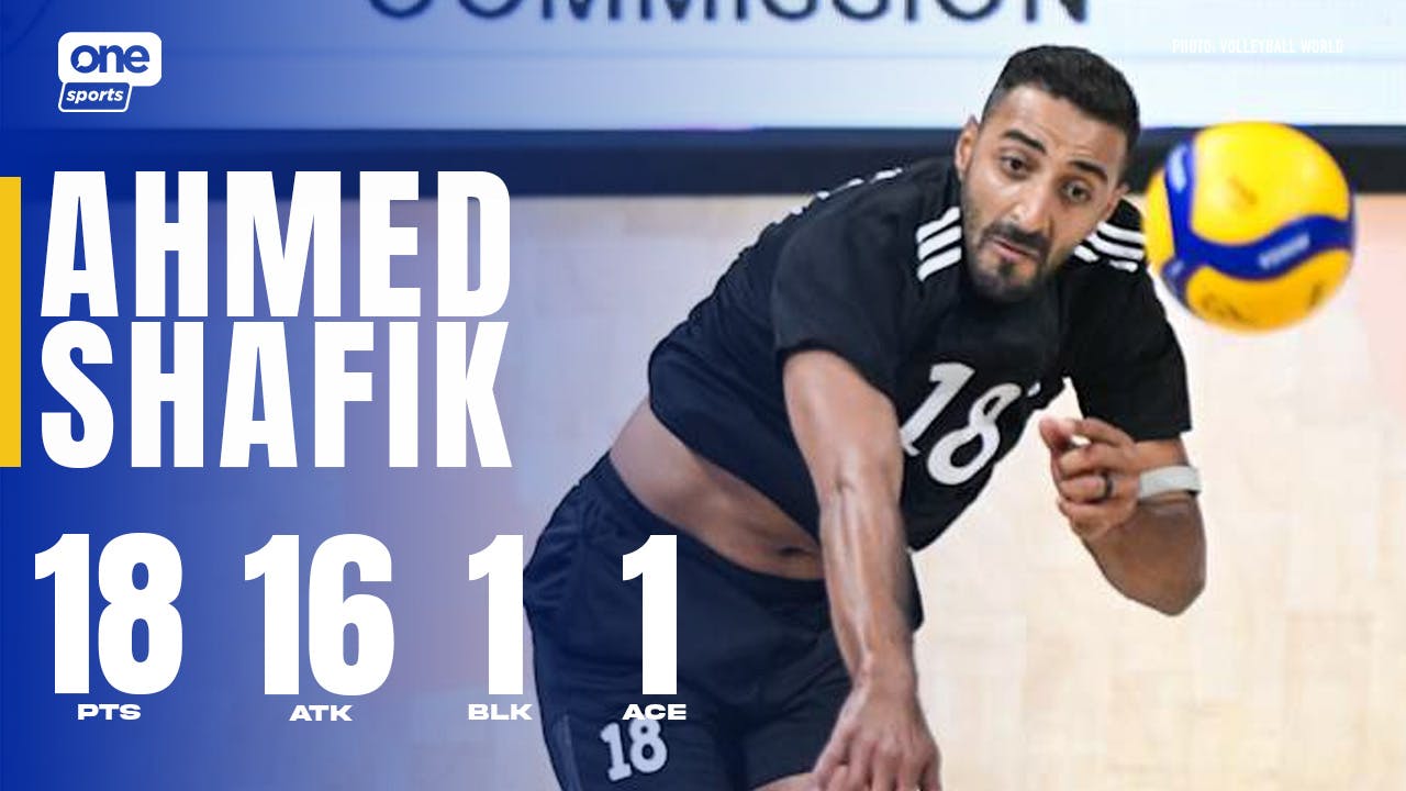 Ahmed Shafik on fire from attack zone for Egypt | FIVB Highlights