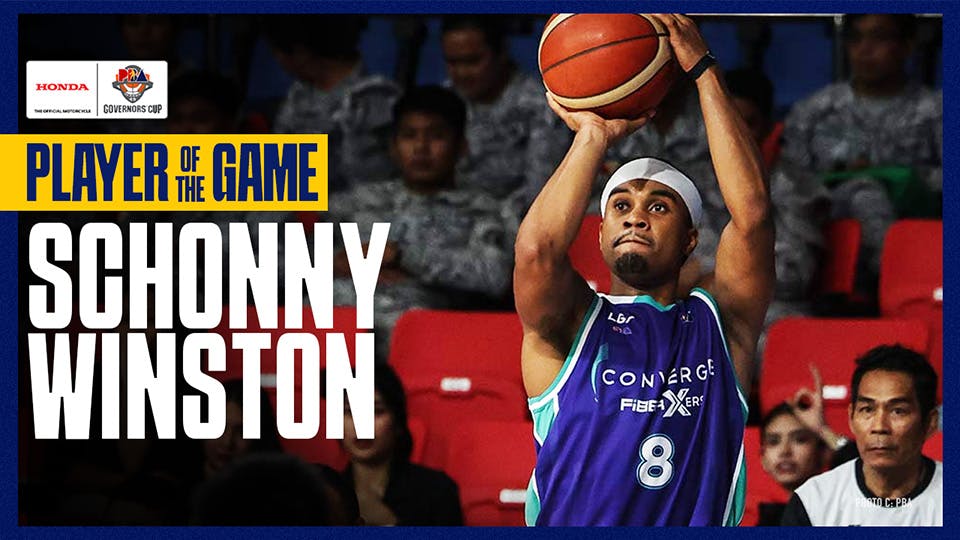 PBA: Schonny Winston excels in Converge