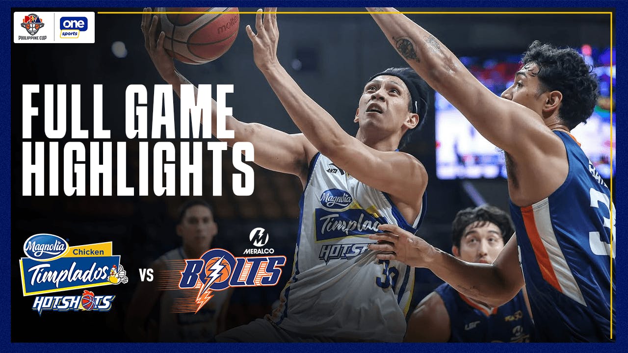 Magnolia roars to 6-0 mark after beating reigning titlist Meralco | PBA Highlights