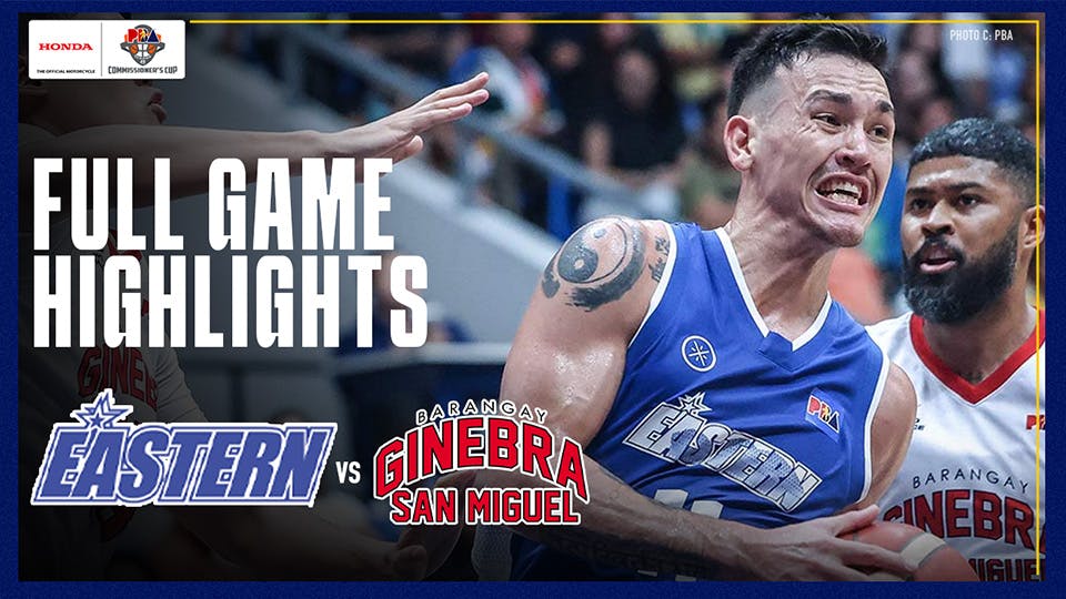 Eastern holds off misfiring Ginebra for third consecutive victory | PBA Highlights