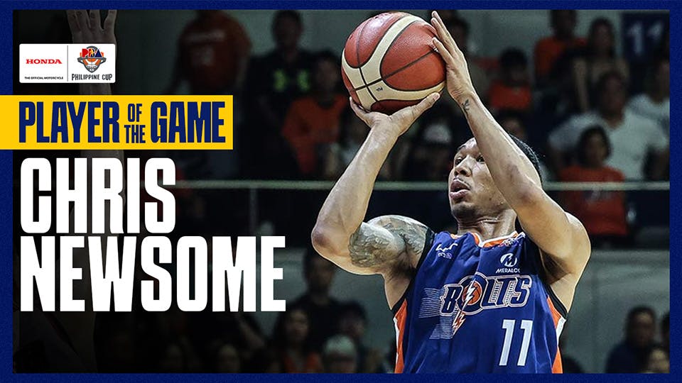 PBA Player of the Game Highlights: Chris Newsome comes through in the clutch in Game 6, powers Meralco to first-ever crown