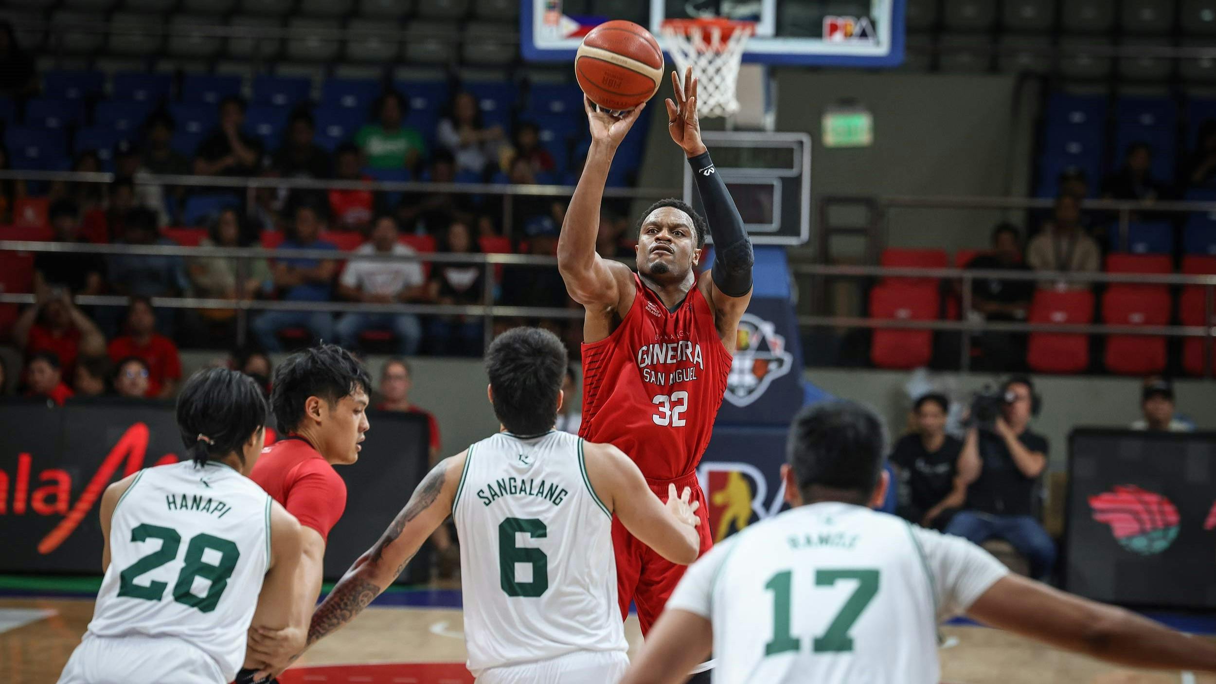 Justin Brownlee erupts for 49 points, tows Ginebra back to win column vs lowly Terrafirma