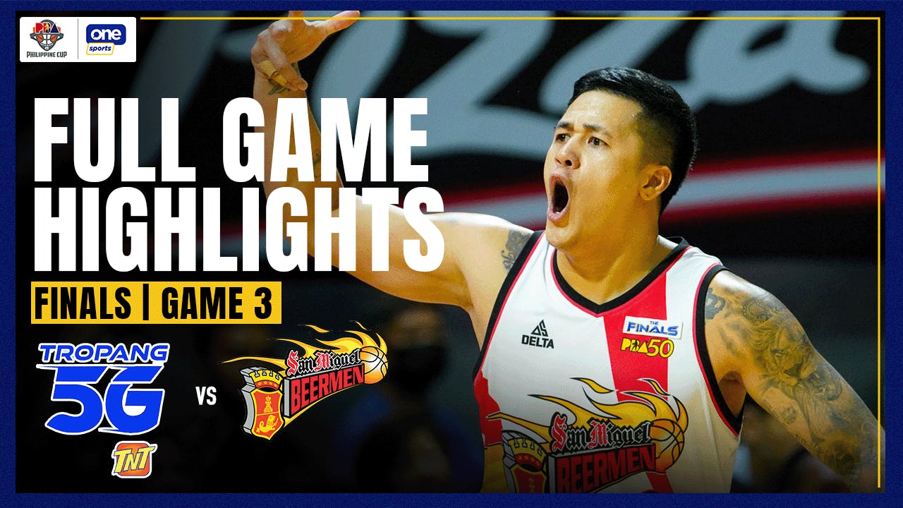 San Miguel goes back-to-back over TNT to move ahead in Game 3 of Finals | PBA Highlights