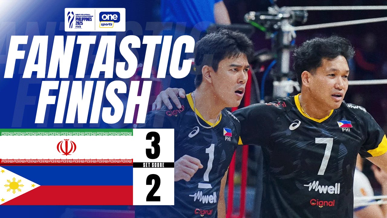 Alas Pilipinas blink first in pulsating finish vs Iran | FIVB Highlights