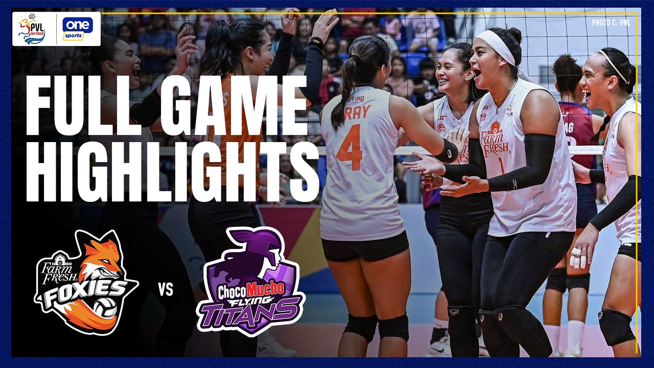 Farm Fresh stuns Choco Mucho for first win in PVL on Tour | PVL Highlights