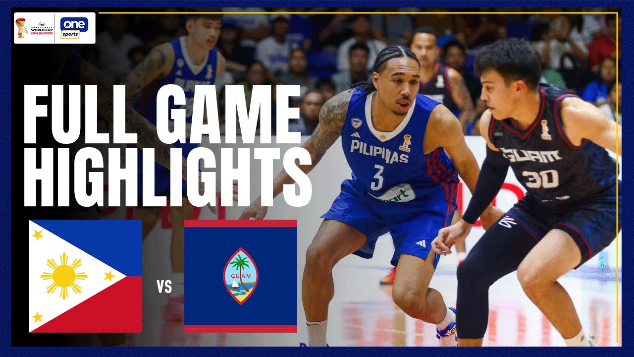 Gilas dominates home opener vs Guam in Asian Qualifiers | FIBA Highlights