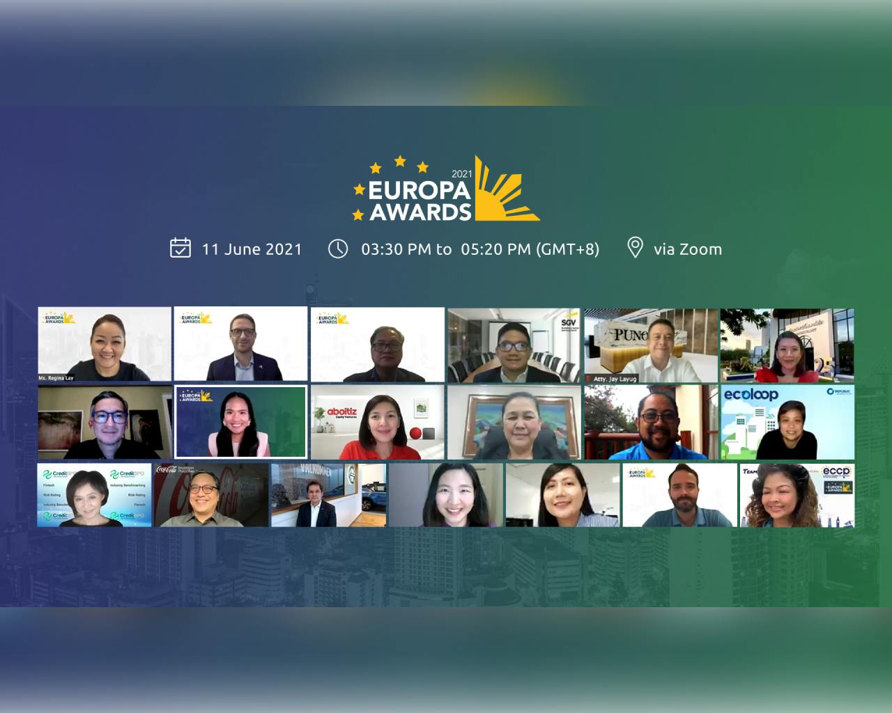 ECCP Announces Winners Of 2021 Europa Awards
