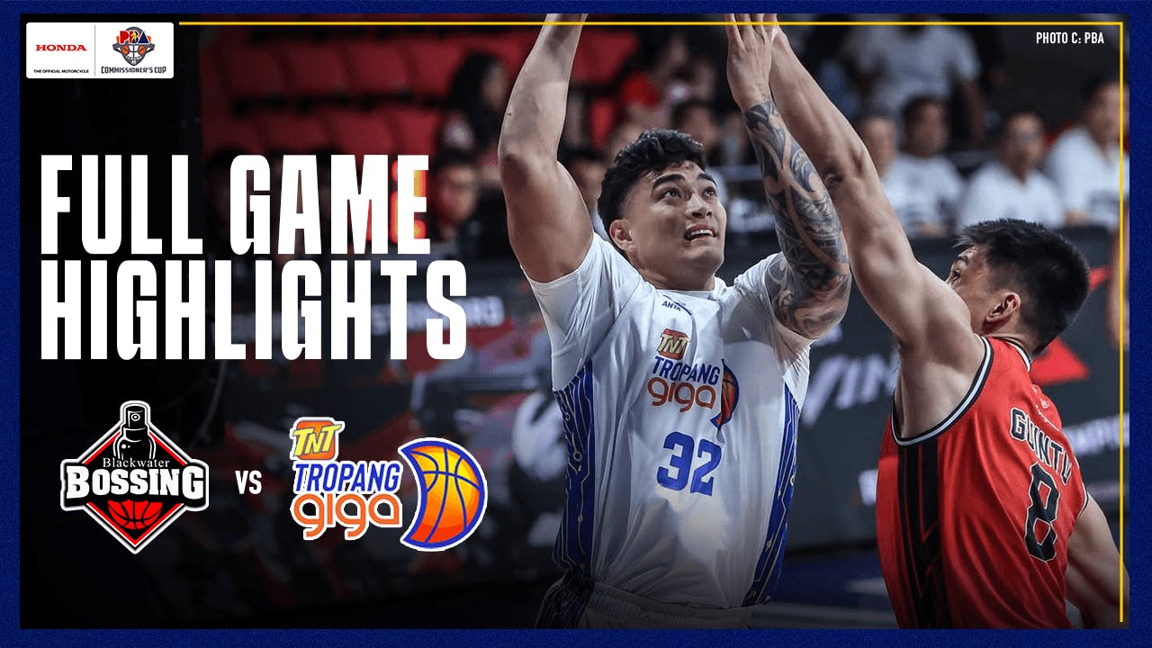 TNT notches second straight win against Blackwater | PBA Highlights