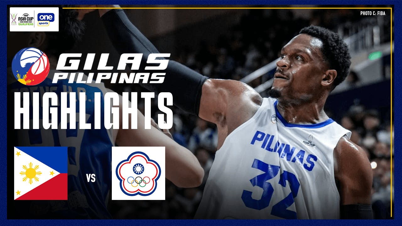 Gilas Pilipinas fall to Chinese Taipei in FIBA Asia Cup 2025 Qualifiers | Highlights