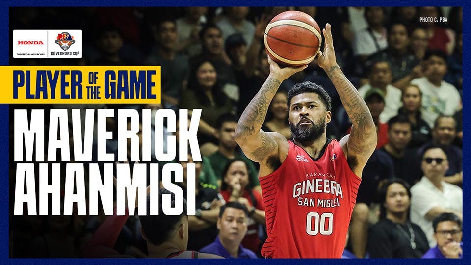 Maverick Ahanmisi leads way as Ginebra sees off SMB, barges into finals | PBA Highlights