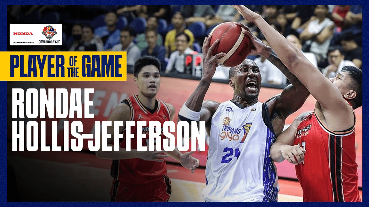 PBA Player of the Game Highlights: Rondae Hollis-Jefferson delivers all-around numbers in TNT