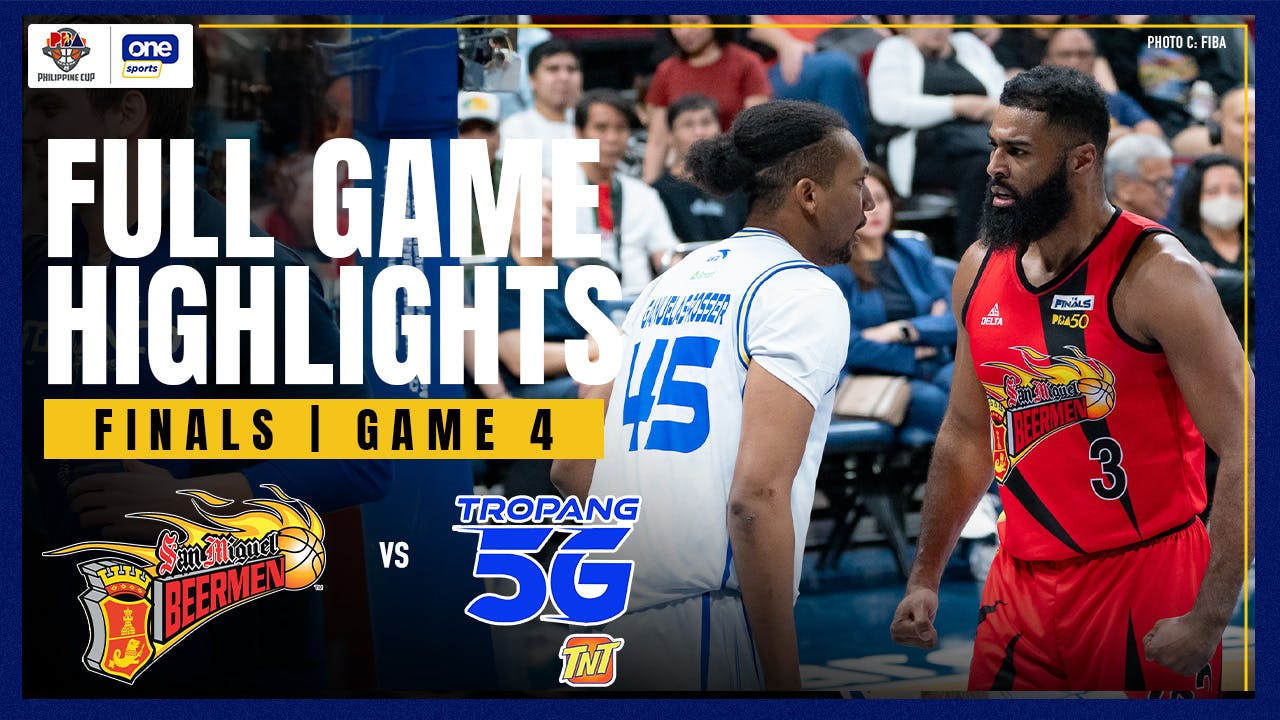 San Miguel nears Philippine Cup crown with Game 4 win over TNT | PBA Highlights