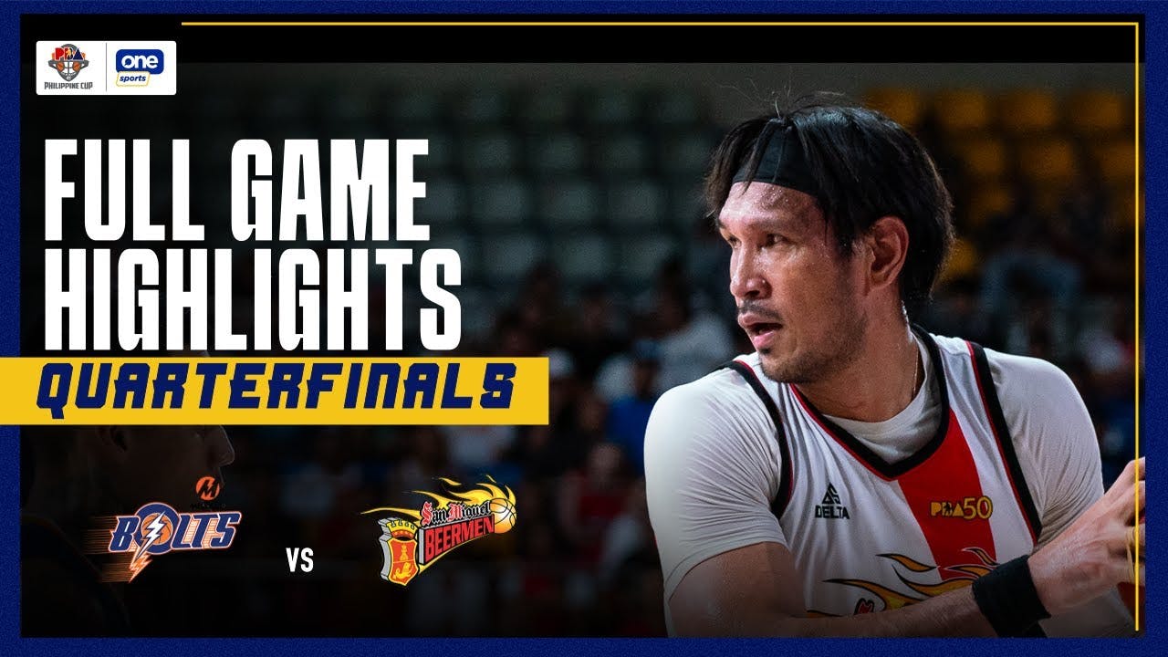 San Miguel disposes of defending champ Meralco for quick entry to semis | PBA Highlights