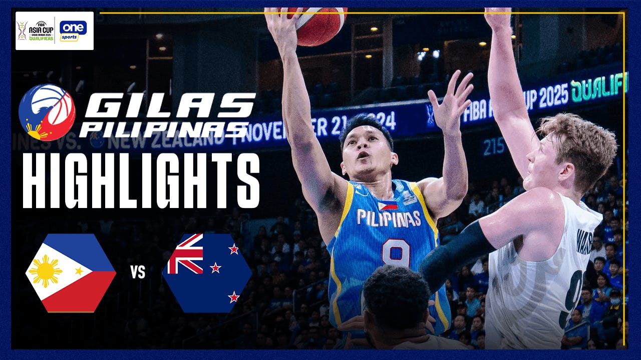 Gilas Pilipinas checks winless spell against New Zealand | FIBA Asia Cup 2025 Qualifiers Highlights