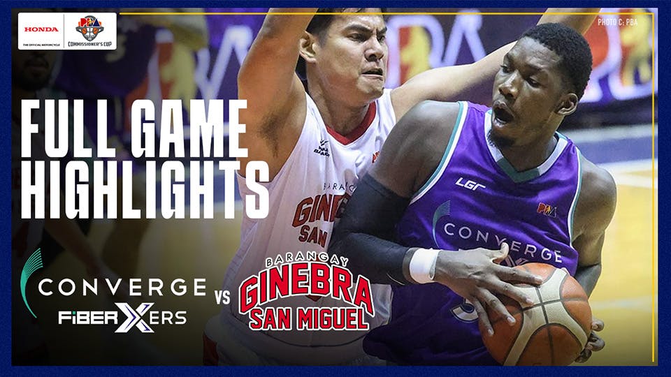 Converge rallies from 17 points down to stun Ginebra | PBA Highlights