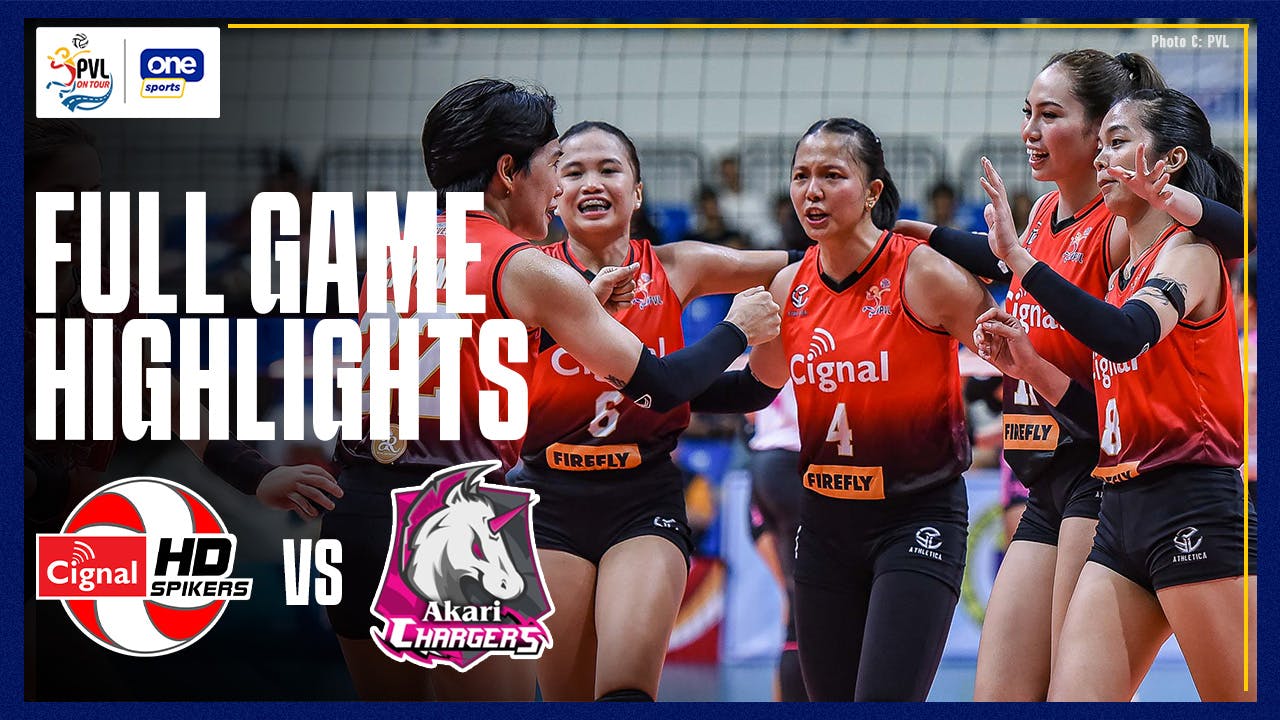 Cignal blanks Akari for opening game win in Vigan | PVL Highlights