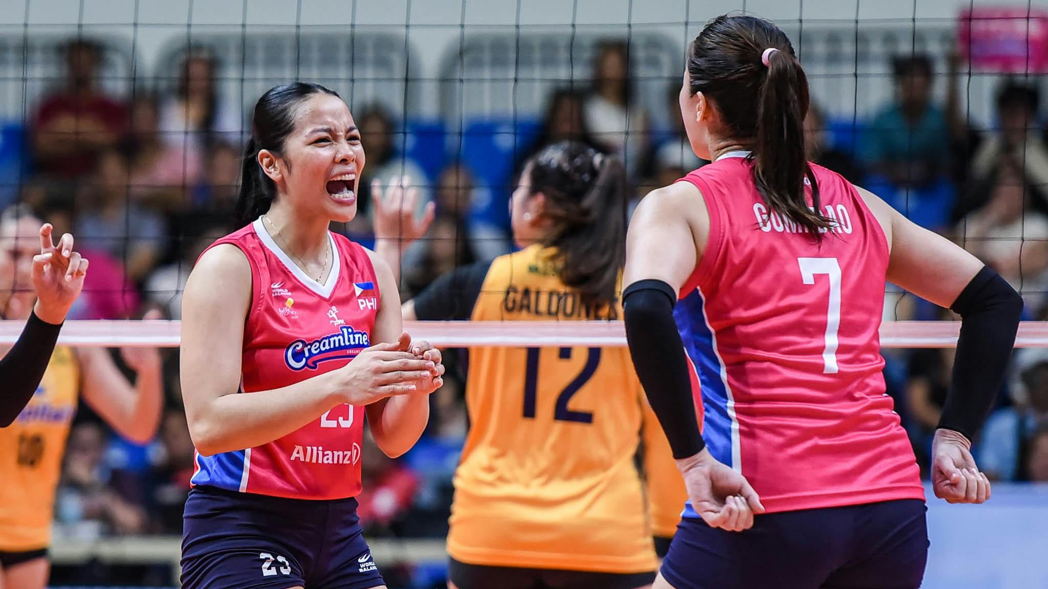 Creamline mauls Capital1 for opening game win in PVL on Tour