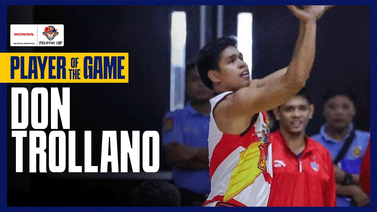 PBA Player of the Game Highlights: Don Trollano helps hike San Miguel