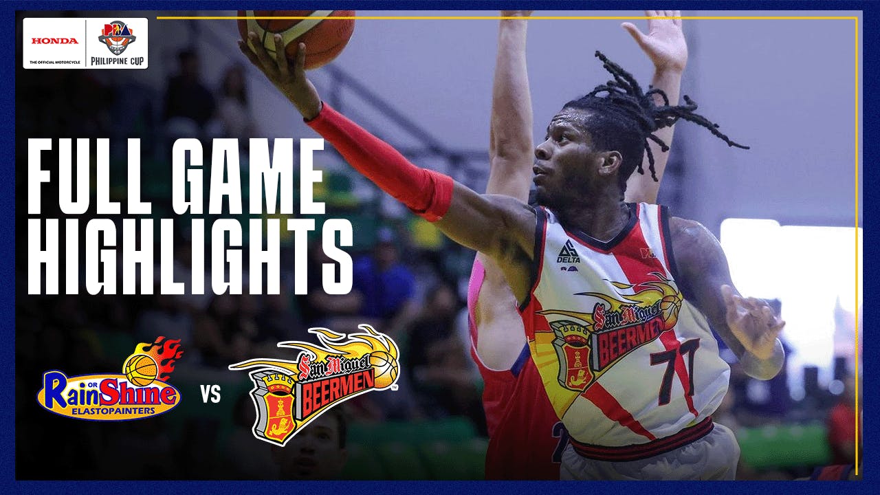 PBA Game Highlights: San Miguel holds off Rain or Shine, moves on verge of finals