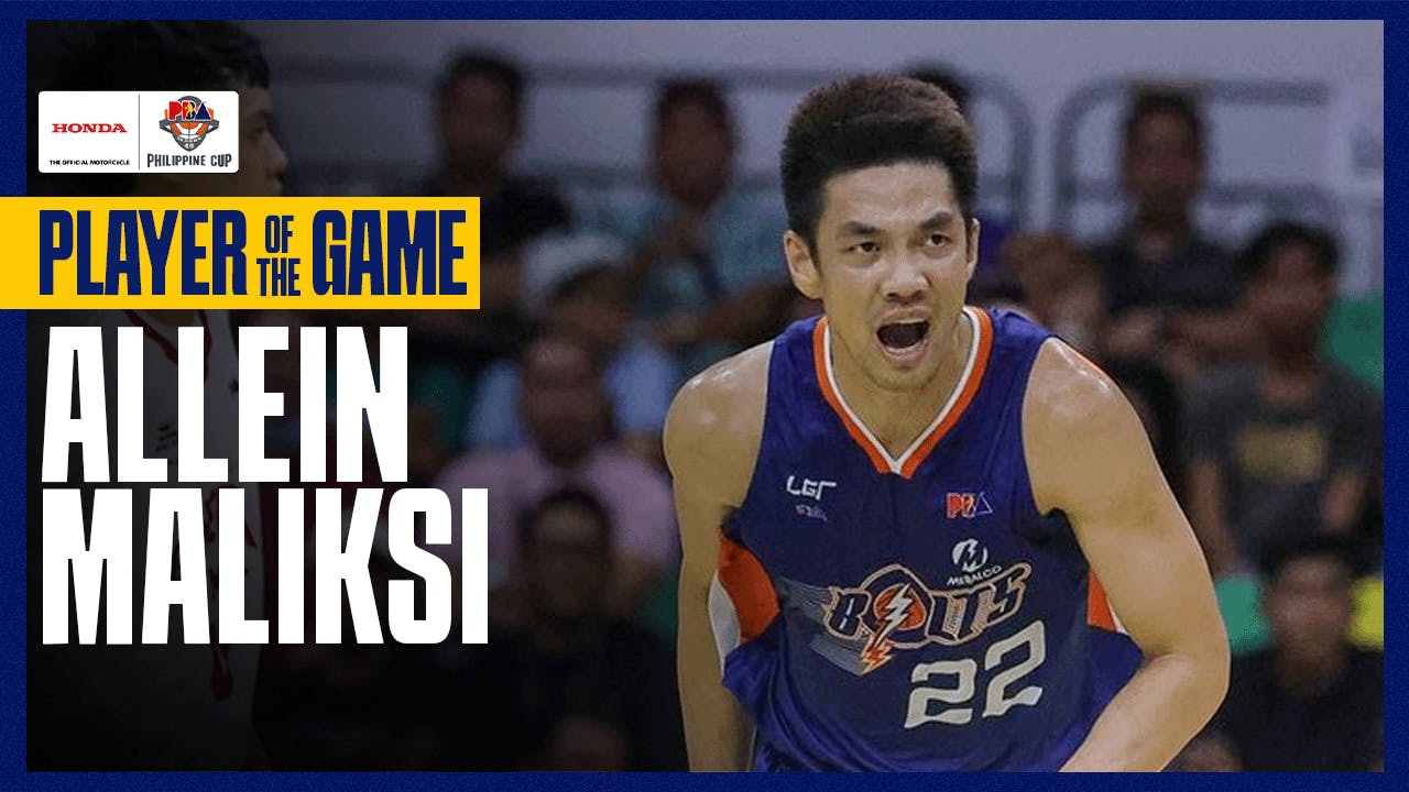 PBA Player of the Game Highlights: Allein Maliksi fuels Meralco