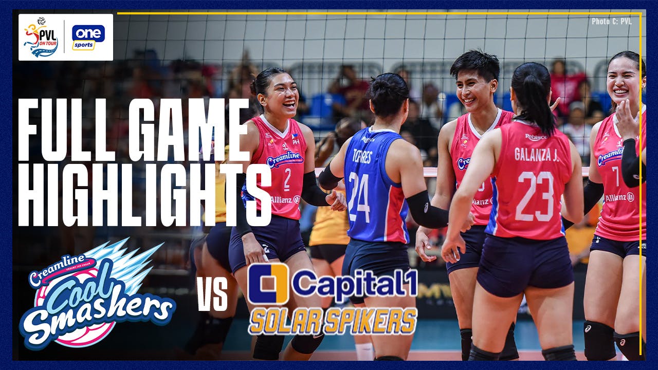 Creamline smothers Capital1 for first win | PVL Highlights