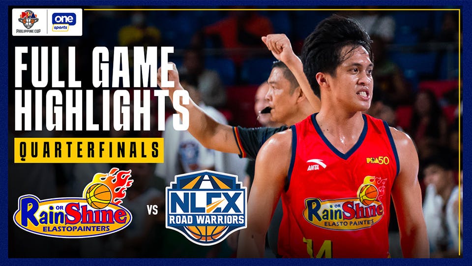 Rain or Shine strikes twice vs NLEX in quarters | PBA Highlights