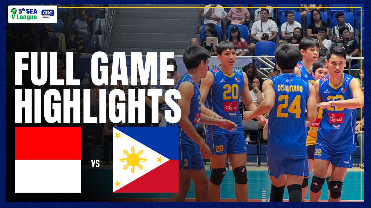 Alas Men drop virtual fight for 2nd vs Indonesia | SEA V.League Highlights