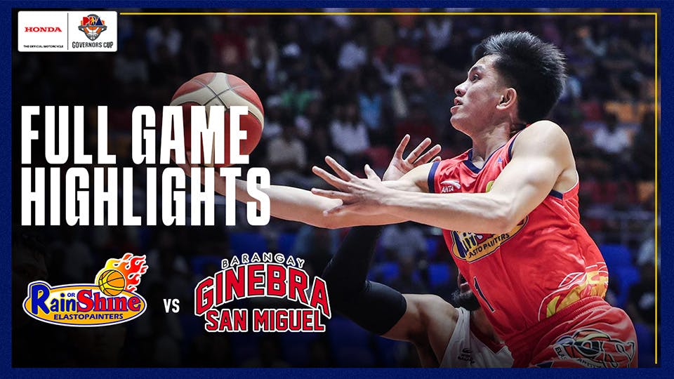 PBA Game Highlights: Rain or Shine steady at endgame to go 2-0 against Ginebra