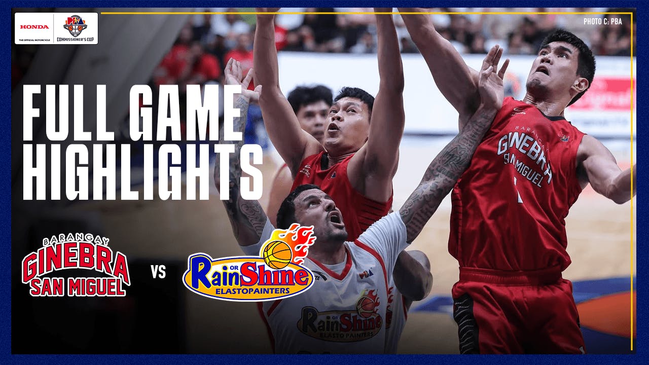 Ginebra routs Rain or Shine for QF seat | PBA highlights