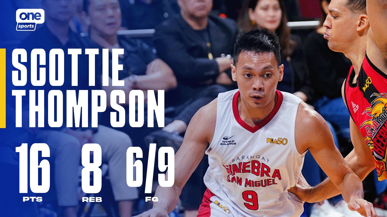 Thompson drops near double-double as Ginebra snatches semis G1 from SMB | PBA Highlights