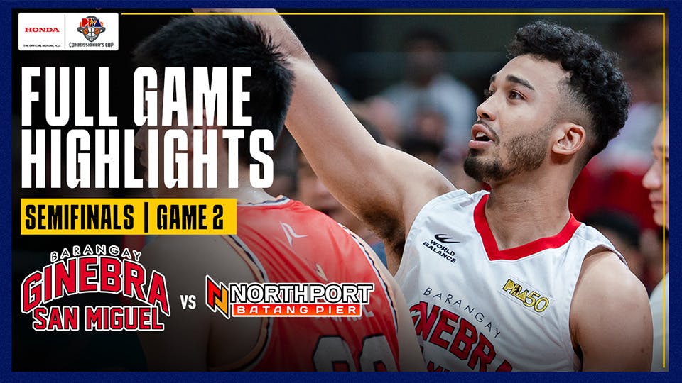 Ginebra goes back-to-back over NorthPort in Game 2 | PBA Highlights