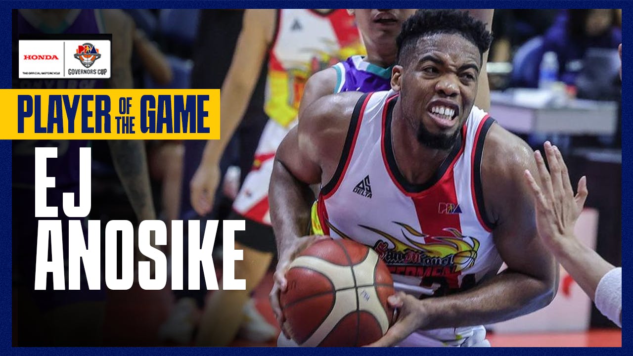 EJ Anosike catches fire in 3Q, erupts for 41 for San Miguel in Game 2 | PBA Highlights